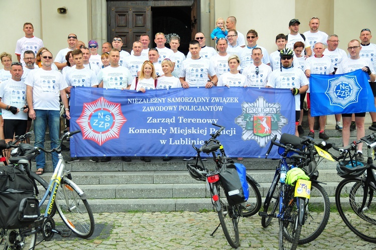 Pielgrzymka Rowerowa Policjantów Lubelszczyzny na Jasną Górę