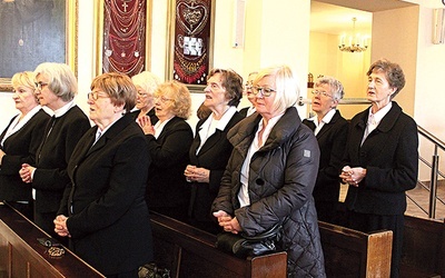 Wdowy konsekrowane naszej diecezji często można spotkać na modlitwie w sanktuarium Bożego Miłosierdzia.