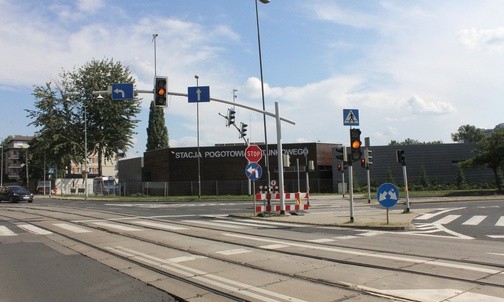Objazd w centrum