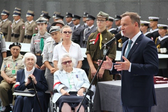 Prezydent do powstańców: Walczyliście za wartości, nie z zemsty