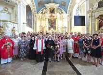 Na rocznicowe świętowanie przyjechali do Uszwi przedstawiciele grup WKC z diecezji.
