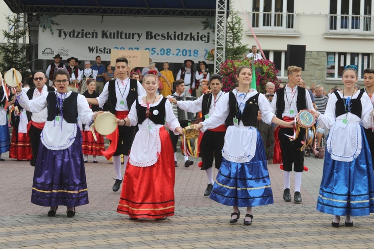 Korowód na rozpoczęcie 55. TKB w Wiśle -2018