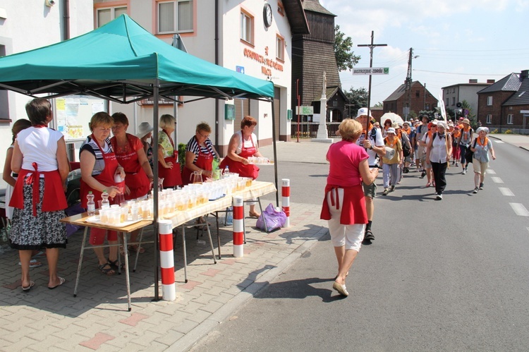 73. Pielgrzymka Rybnicka - grupy 6, 7, 8 i postój w Wilczy