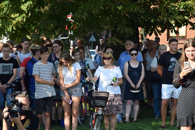 74. rocznica wybuchu powstania warszawskiego - obchody w Żyrardowie