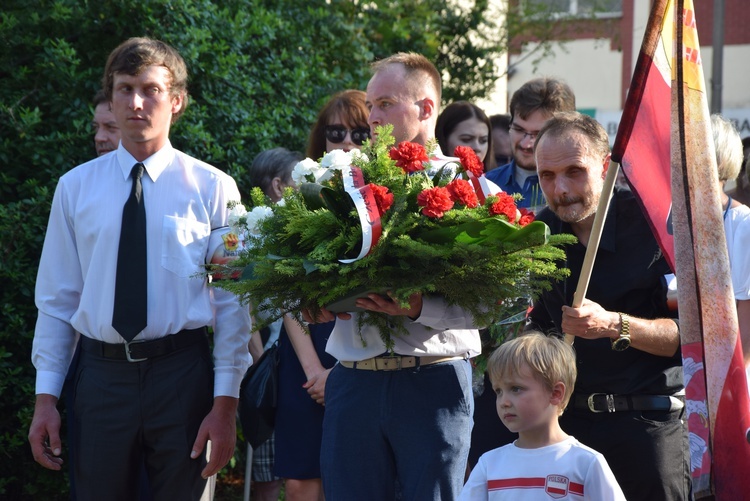 74. rocznica wybuchu powstania warszawskiego - obchody w Żyrardowie