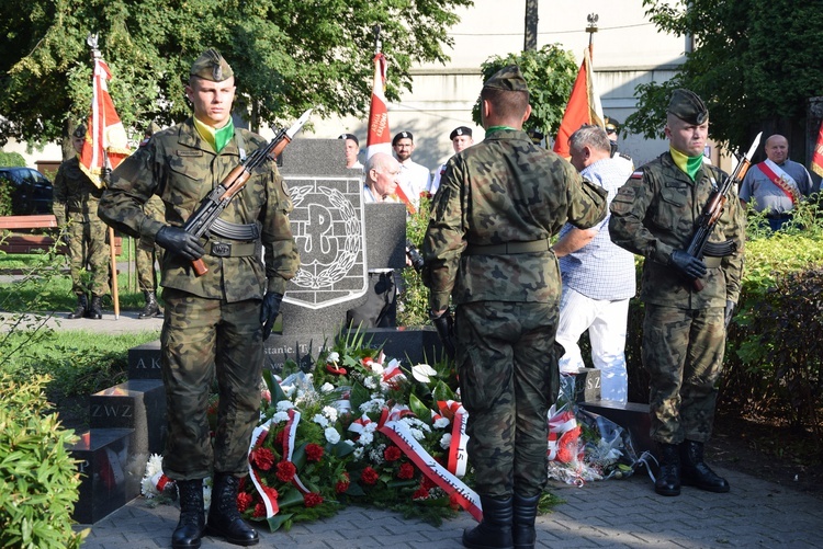 74. rocznica wybuchu powstania warszawskiego - obchody w Żyrardowie