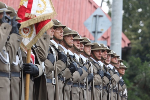 Odsłonięcie pomnika gen. Józefa Hallera