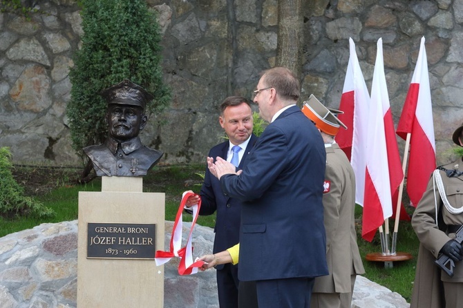 Odsłonięcie pomnika gen. Józefa Hallera