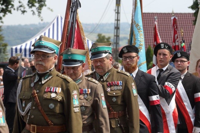 Odsłonięcie pomnika gen. Józefa Hallera