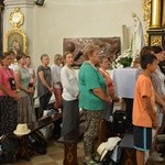 Msza u św. Otylii, kolejny chrzest oraz serdeczne przyjęcie w Chodlu