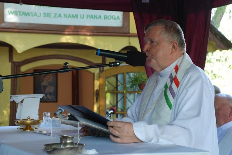 Msza u św. Otylii, kolejny chrzest oraz serdeczne przyjęcie w Chodlu