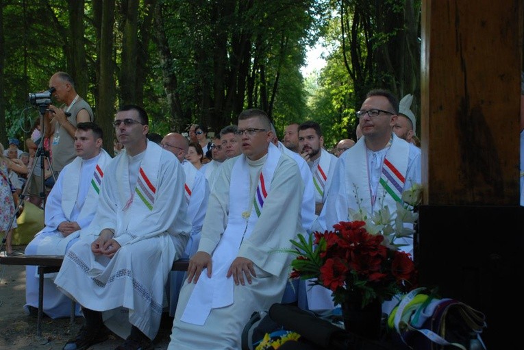 Msza u św. Otylii, kolejny chrzest oraz serdeczne przyjęcie w Chodlu