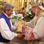 Biskup Andrzej Jeż w Siedliskach k. Bobowej