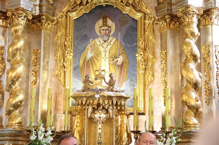 Biskup Andrzej Jeż w Siedliskach k. Bobowej