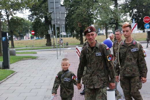 Wyjście Marszu Szlakiem I Kompanii Kadrowej 2018