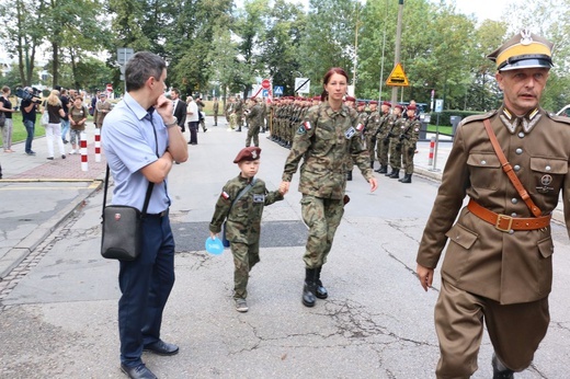 Wyjście Marszu Szlakiem I Kompanii Kadrowej 2018