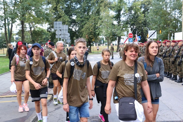 Wyjście Marszu Szlakiem I Kompanii Kadrowej 2018