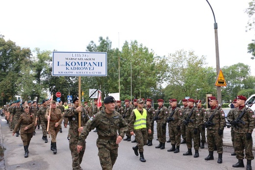 Wyjście Marszu Szlakiem I Kompanii Kadrowej 2018