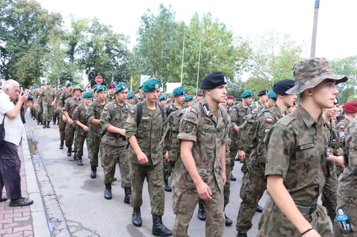 Wyjście Marszu Szlakiem I Kompanii Kadrowej 2018