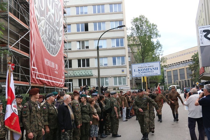 Wyjście Marszu Szlakiem I Kompanii Kadrowej 2018