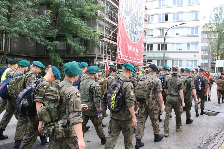 Wyjście Marszu Szlakiem I Kompanii Kadrowej 2018