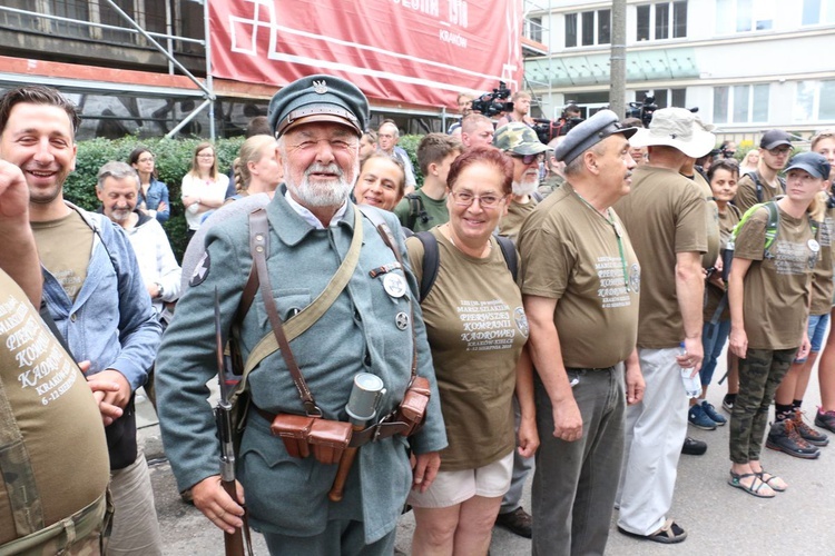 Wyjście Marszu Szlakiem I Kompanii Kadrowej 2018