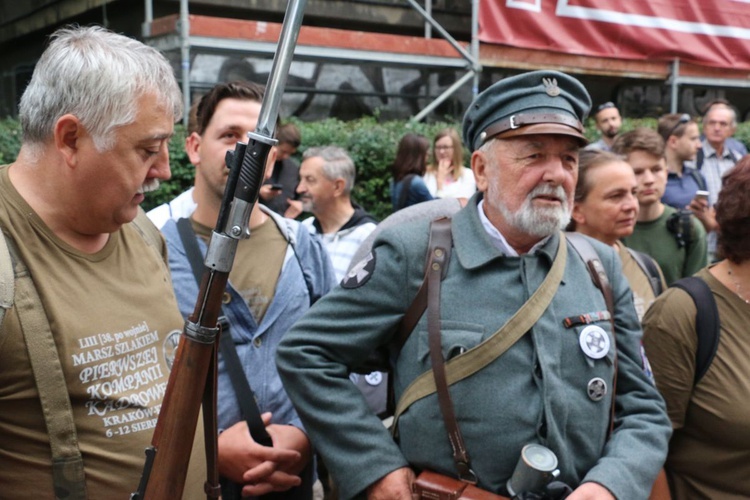 Wyjście Marszu Szlakiem I Kompanii Kadrowej 2018