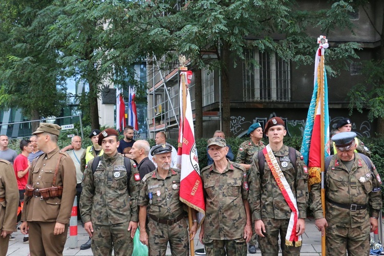 Wyjście Marszu Szlakiem I Kompanii Kadrowej 2018