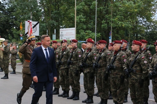 Wyjście Marszu Szlakiem I Kompanii Kadrowej 2018