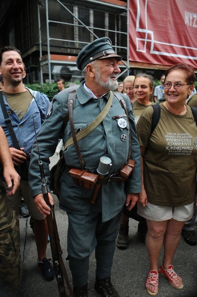 Wyjście Marszu Szlakiem I Kompanii Kadrowej 2018 Cz. 2