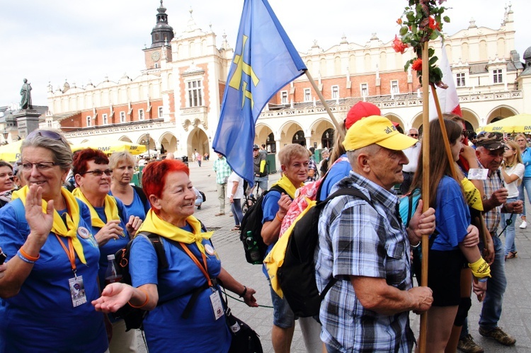 Wyjście 38. Pieszej Pielgrzymki Krakowskiej z Wawelu na Jasną Górę