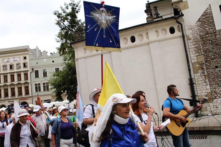 Wyjście 38. Pieszej Pielgrzymki Krakowskiej z Wawelu na Jasną Górę