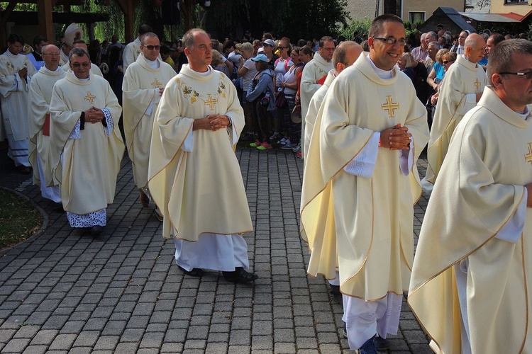 27. Piesza Pielgrzymka Bielsko-Żywiecka na Jasną Górę - Msza św. w Hałcnowie - 2018