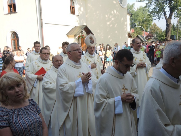 27. Piesza Pielgrzymka Bielsko-Żywiecka na Jasną Górę - Msza św. w Hałcnowie - 2018