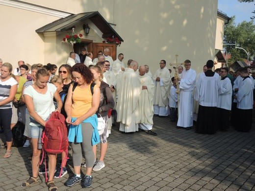 27. Piesza Pielgrzymka Bielsko-Żywiecka na Jasną Górę - Msza św. w Hałcnowie - 2018