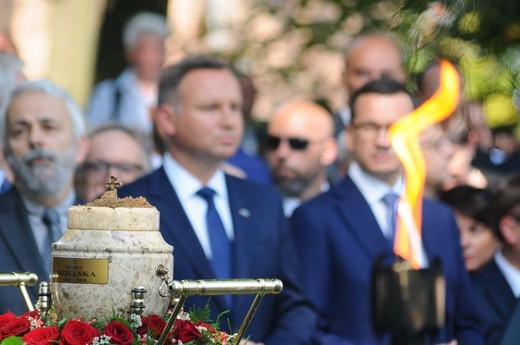 Pożegnanie prof. Dzielskiej na cmentarzu Salwatorskim