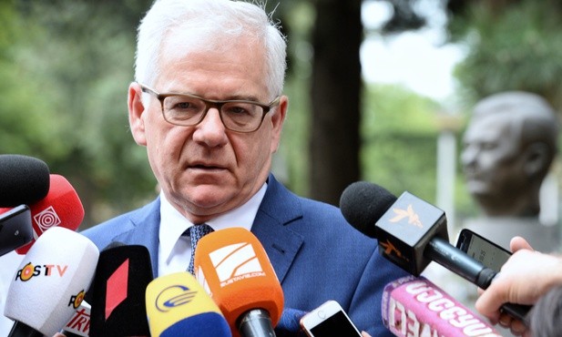 Szef MSZ przybył na linię rozgraniczenia między Gruzją a Osetią Płd.
