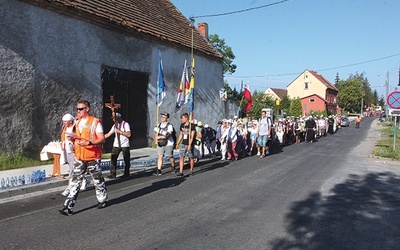 ▲	Franciszkańska grupa nr 10 należała w tym roku do najliczniejszych.