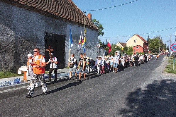 ▲	Franciszkańska grupa nr 10 należała w tym roku do najliczniejszych.