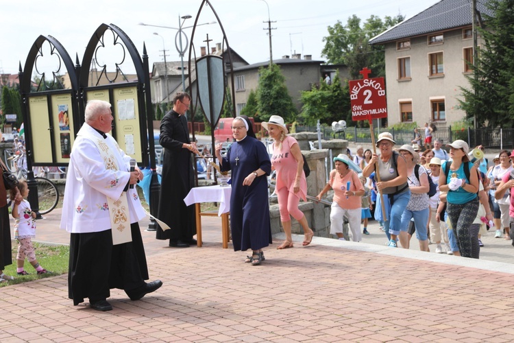 Pielgrzymi hałcnowscy w Wilamowicach - 2018