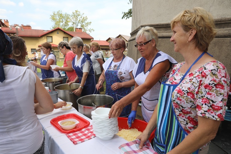 Pielgrzymi hałcnowscy w Wilamowicach - 2018