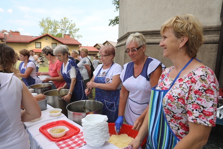 Pielgrzymi hałcnowscy w Wilamowicach - 2018