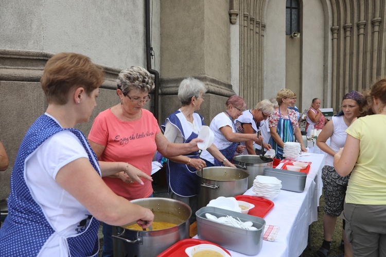 Pielgrzymi hałcnowscy w Wilamowicach - 2018