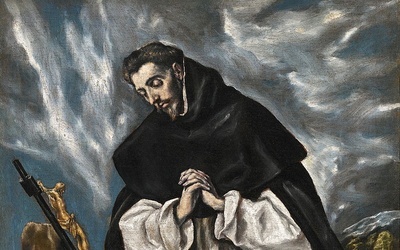 Święty Dominik Guzman nocami kładł się na posadzce kościoła i płakał: Co się stanie z grzesznikami? 