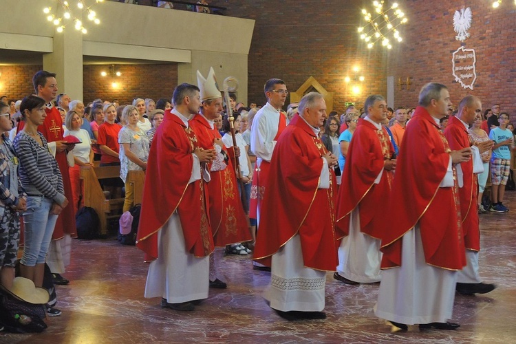 35. Pielgrzymka Oświęcimska na Jasną Górę - Msza św. u św. Maksymiliana