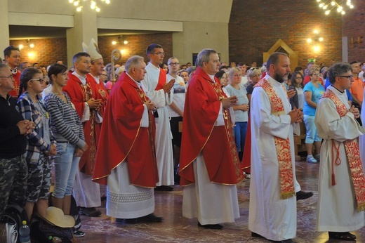 35. Pielgrzymka Oświęcimska na Jasną Górę - Msza św. u św. Maksymiliana