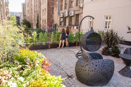 Ogród kieszonkowy w centrum Katowic