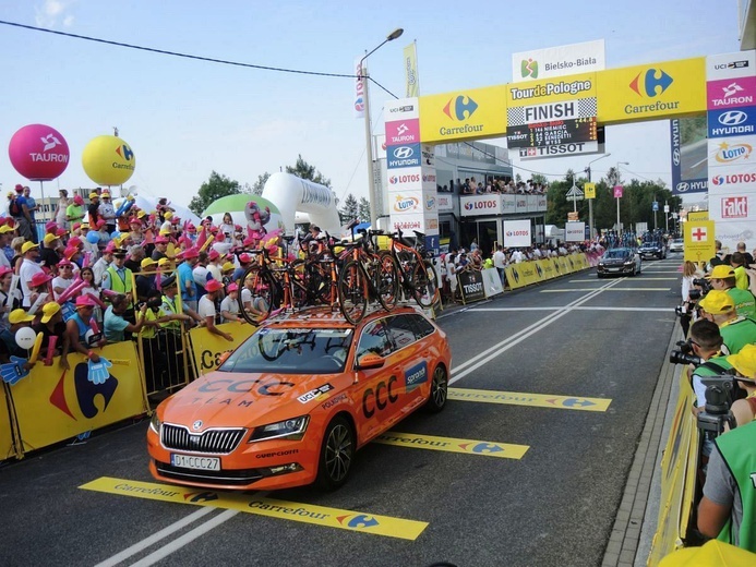 Kolarski Tour de Pologne w Bielsku-Białej 2018