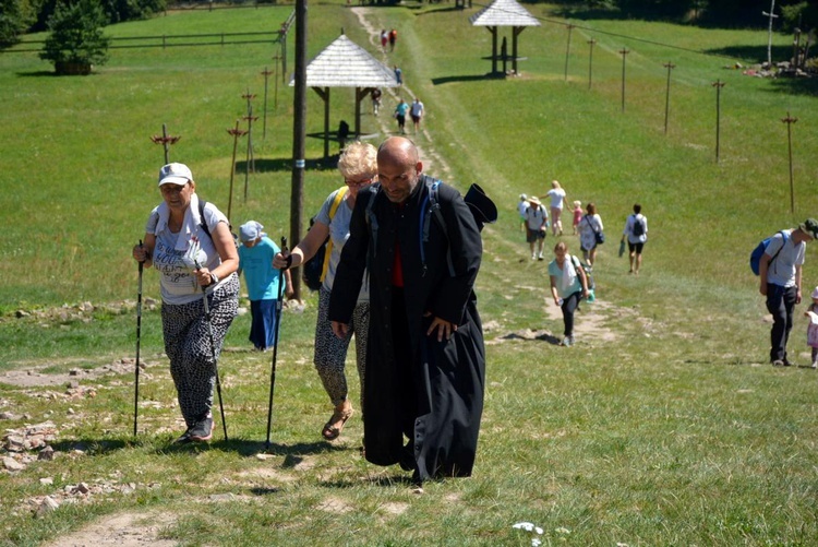 Lubelscy pielgrzymi na Świętym Krzyżu