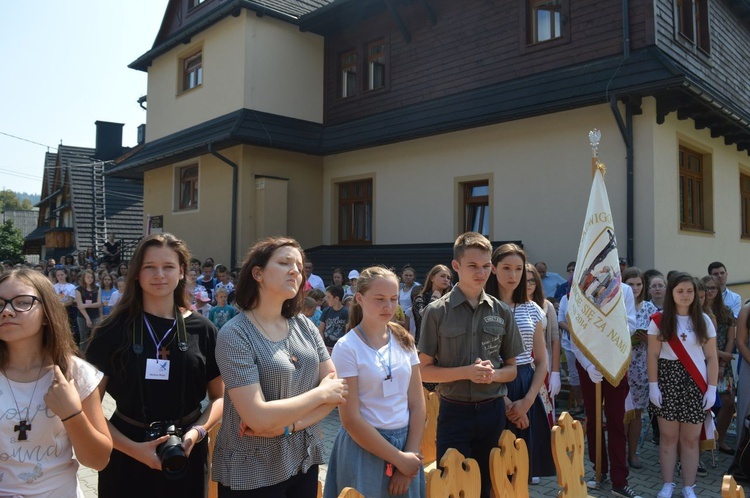 Poświęcenie domu rekolekcyjnego w Suchem